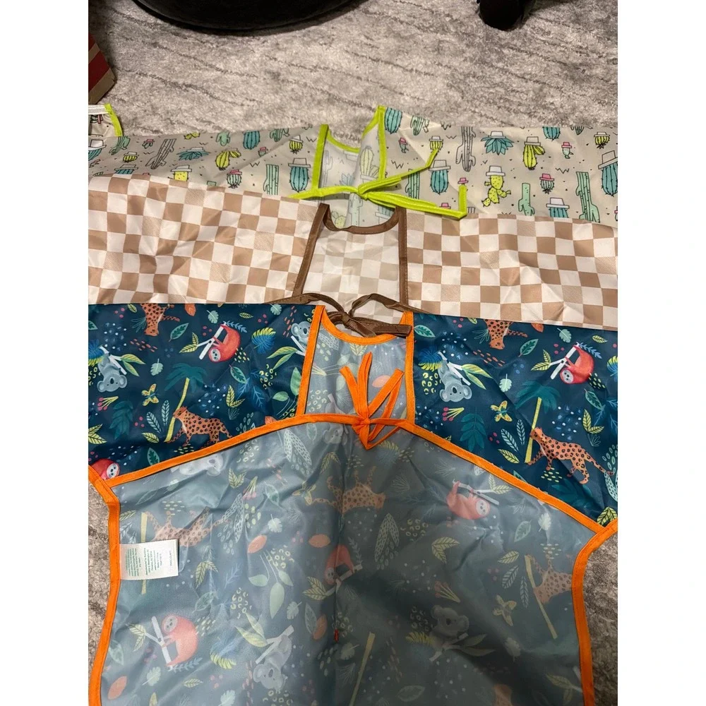 Bumkins Sleeved Bib, Baby & Toddler for 6-24 Mos,Baby Led Weaning, Food catcher